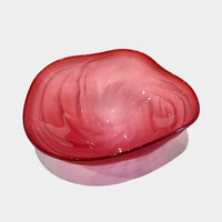 Gold Ruby Undula Bowl - Petroff Gallery - Glass Art