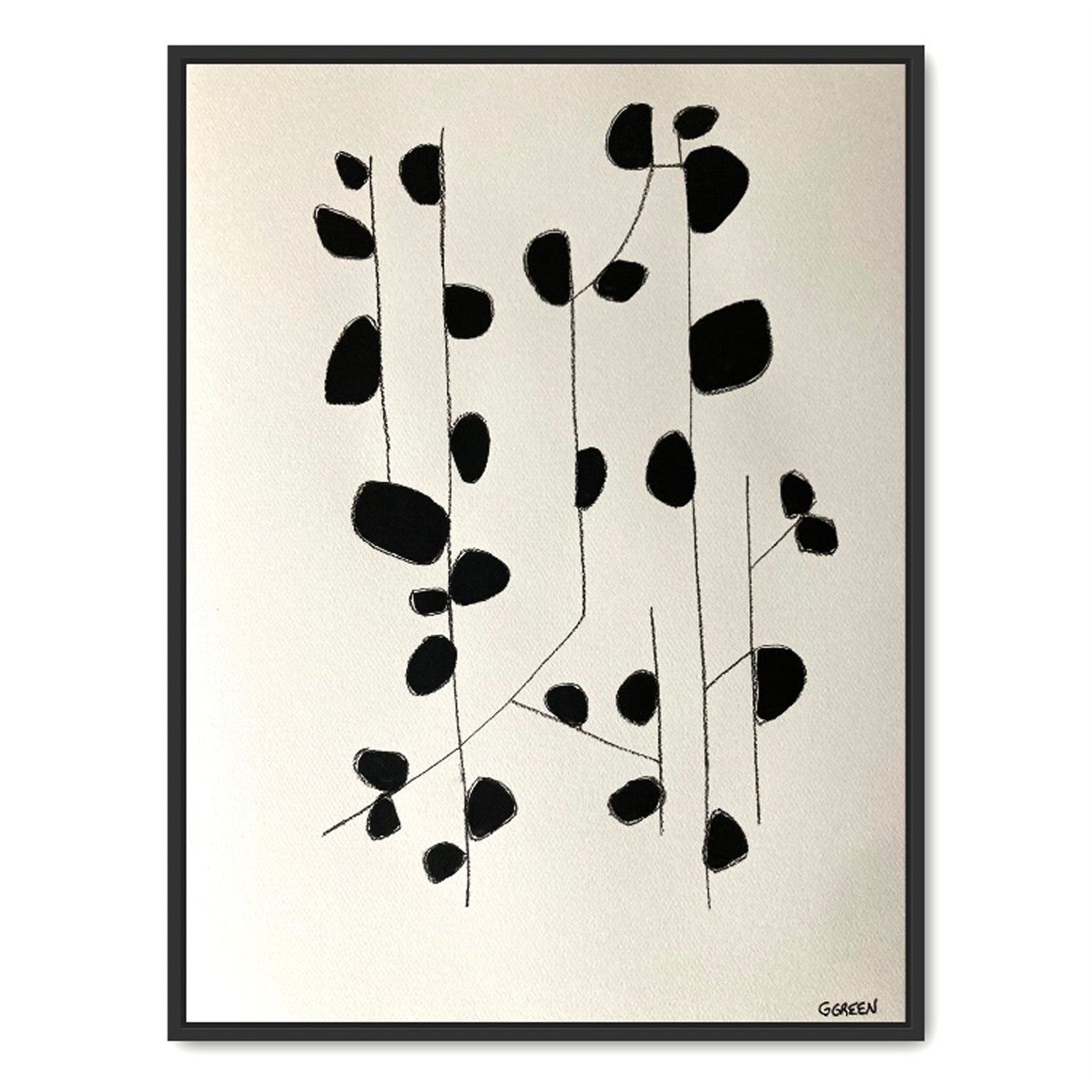 B&W 3 24" x 18" - Petroff Gallery -  - Gloria Green - B&W 3, 24" x 18"
