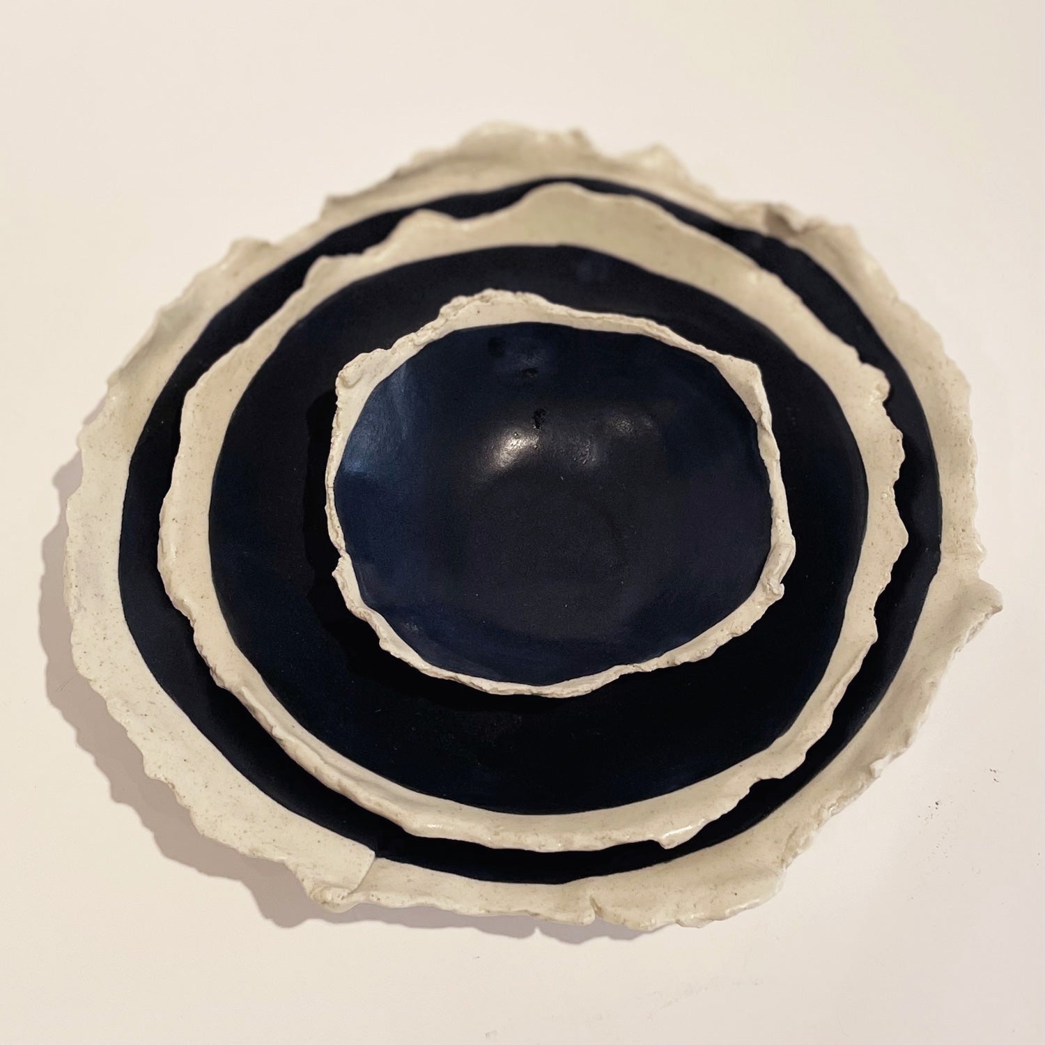 Black Nesting Bowl Set - Petroff Gallery -  - Marla Buck - Black Nesting Bowl Set