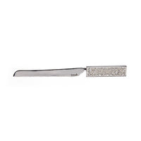 White Challah Knife Metal Cutout - Petroff Gallery - Judaica