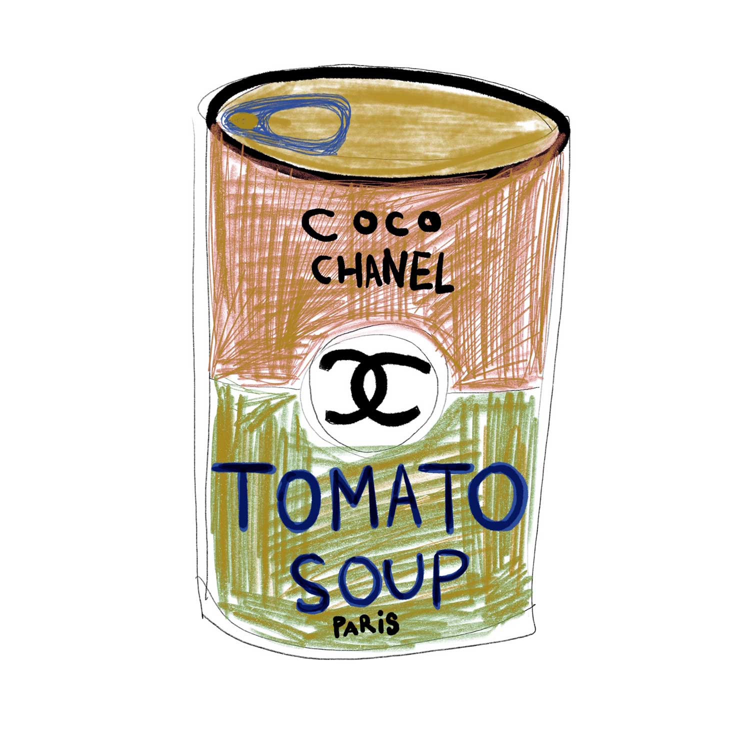 Coco Chanel Tomato Soup Petroff Gallery