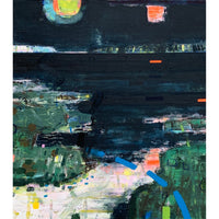 Côte-Nord 37 (Blue Moon by St.Augustine) 54" x 48" - Petroff Gallery -  - Ewa Stryjnik - Côte 37, 54" x 48"