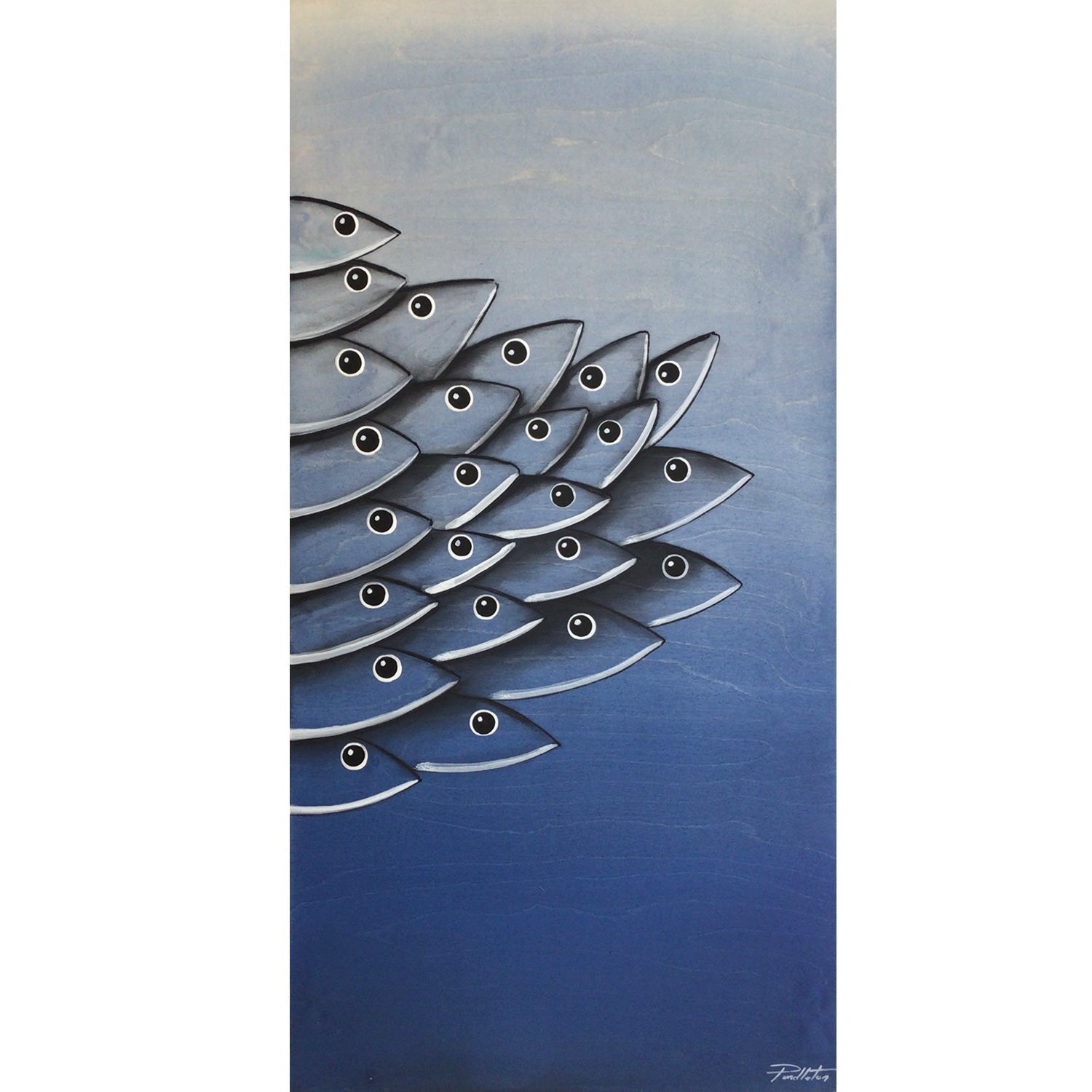 Down Stream 36" x 18" - Petroff Gallery -  - Cody Pendleton - Down Stream 36" x 18"