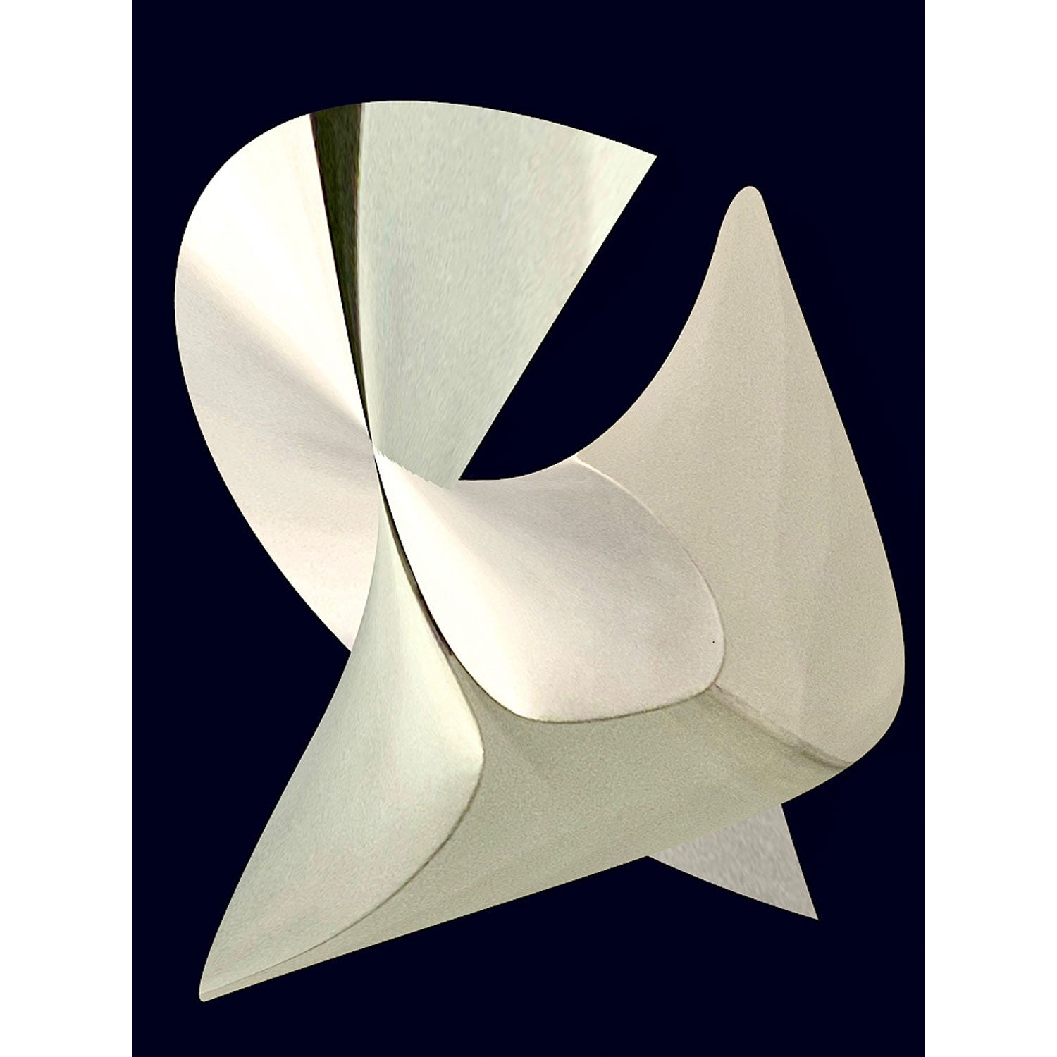 Essence of Being: Liminal Fold 28" x 21" - Petroff Gallery - Photography