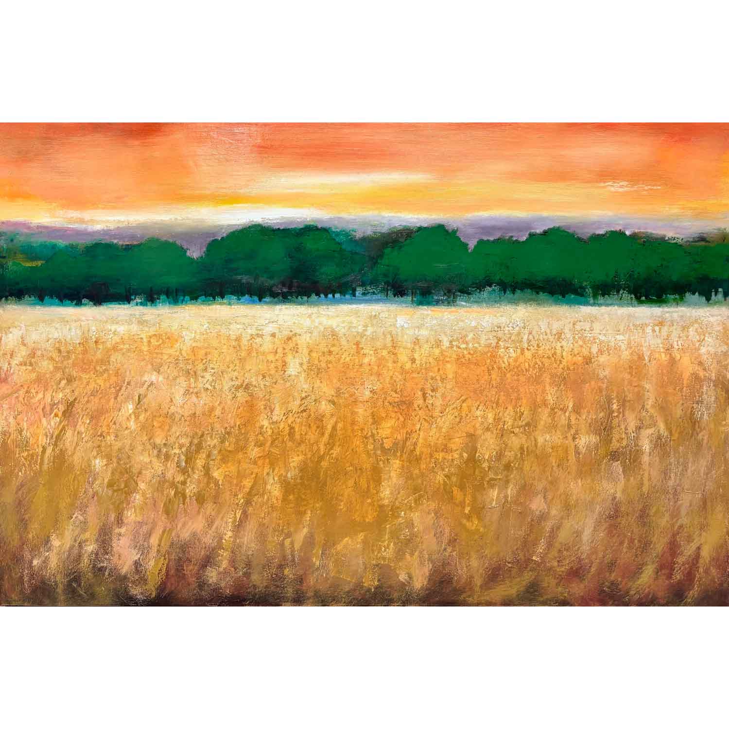 Field Forest 40" x 60" - Petroff Gallery - Painting