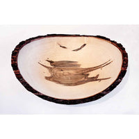 Large Red Maple Bowl 2 - Petroff Gallery - Wood Art
