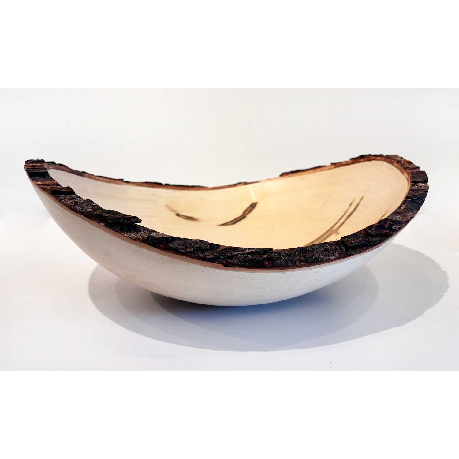 Large Red Maple Bowl 2 - Petroff Gallery - Wood Art