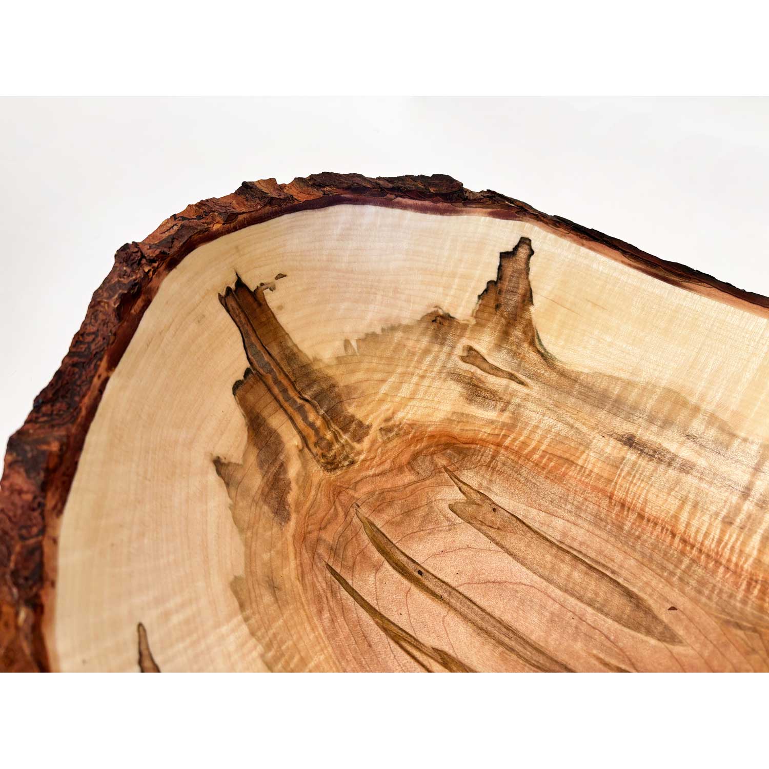 Medium Red Maple Bowl - Petroff Gallery - Wood Art