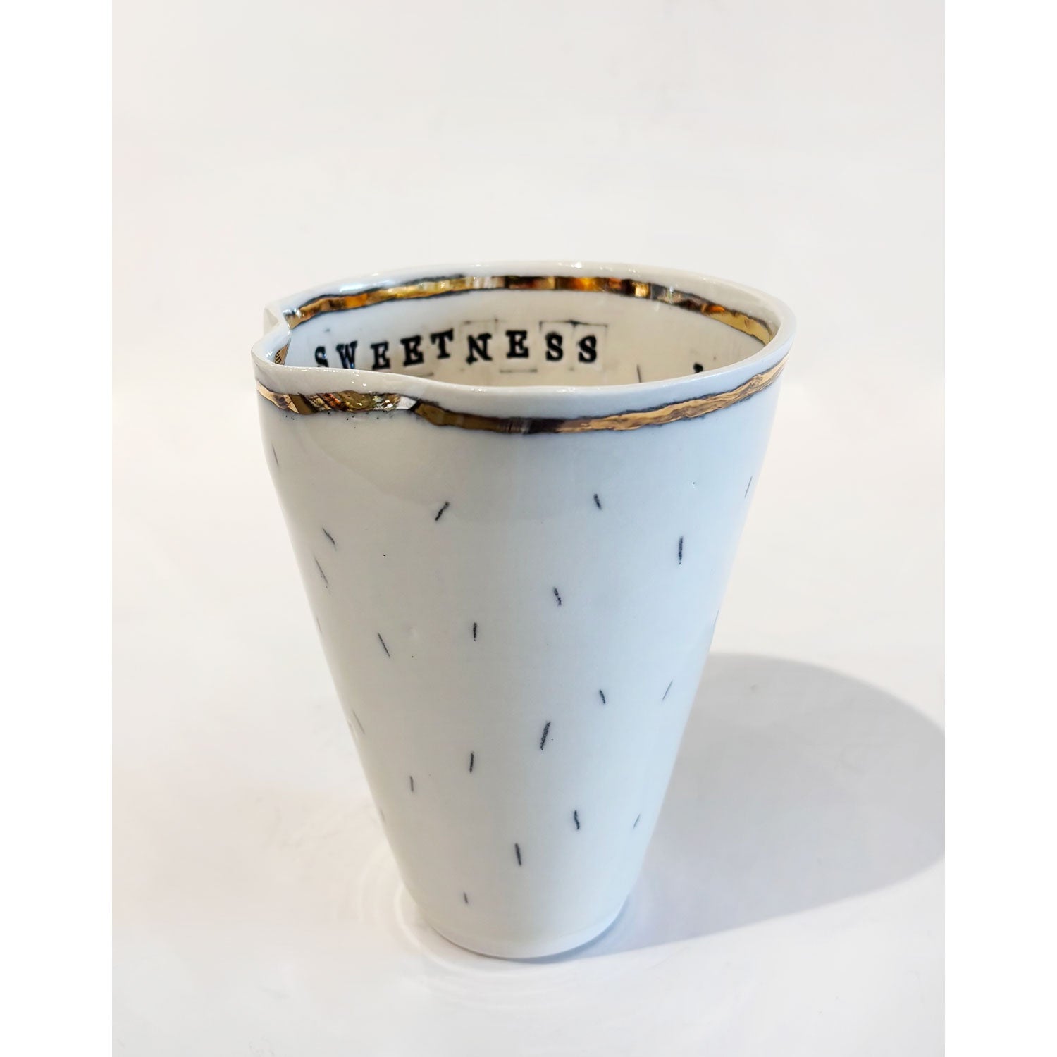 Sweetness Love Joy Honey Cup - Petroff Gallery - Ceramic Art