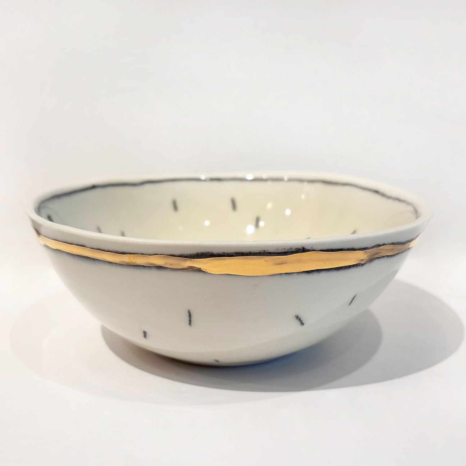 Medium No Oy Just Joy Bowl - Petroff Gallery - Ceramic Art
