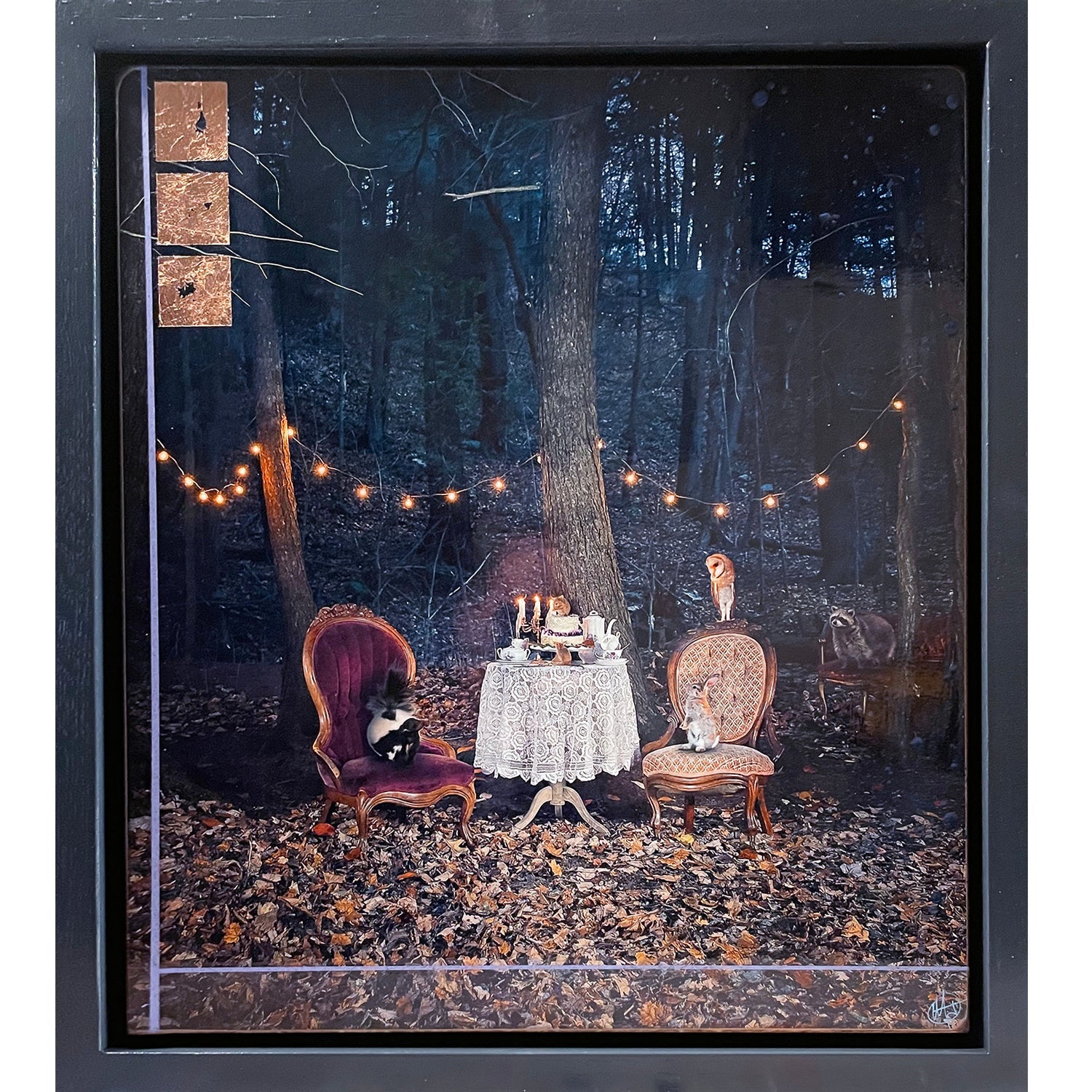 Menagerie at Midnight 14" x 16" - Petroff Gallery -  - Morgan Jones - Menagerie at midnight