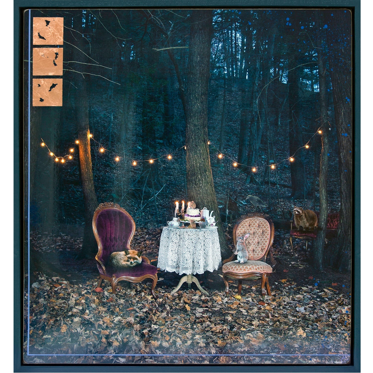 Menagerie at Midnight  38" x 42" - Petroff Gallery -  - Morgan Jones - menagerie at midnight