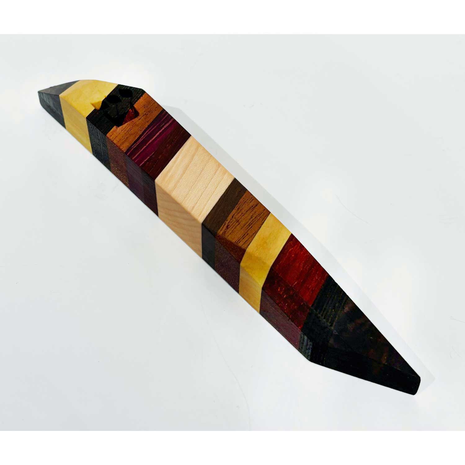 Mixed Woods Mezuzah 4 Petroff Gallery
