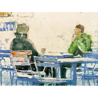Morning Coffee 18" x 20" Petroff Gallery