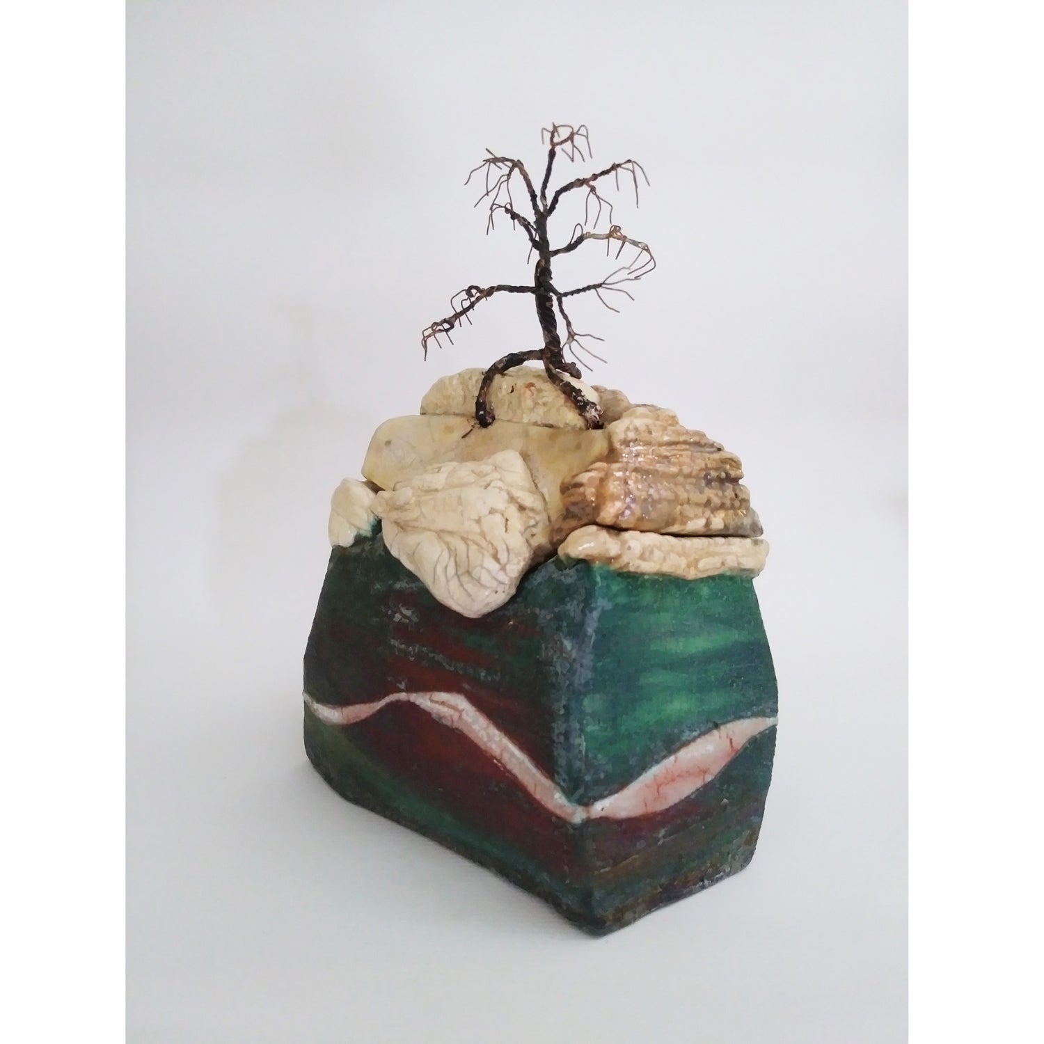 Mountain Box 2 8" x 6" x 4" - Petroff Gallery -  -