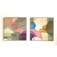 (On Hold) Revival 28 36" x 72" Diptych Petroff Gallery