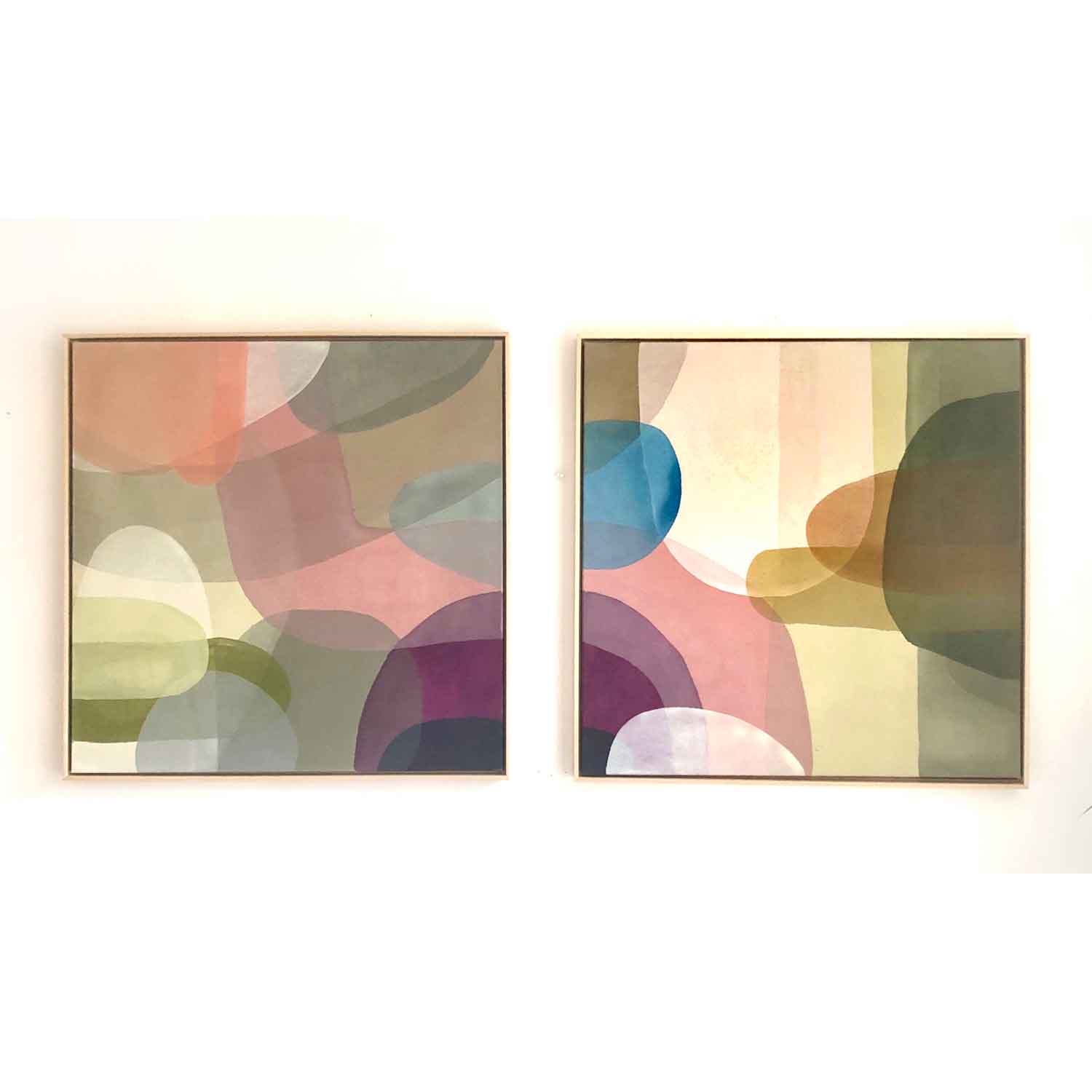 (On Hold) Revival 28 36" x 72" Diptych Petroff Gallery