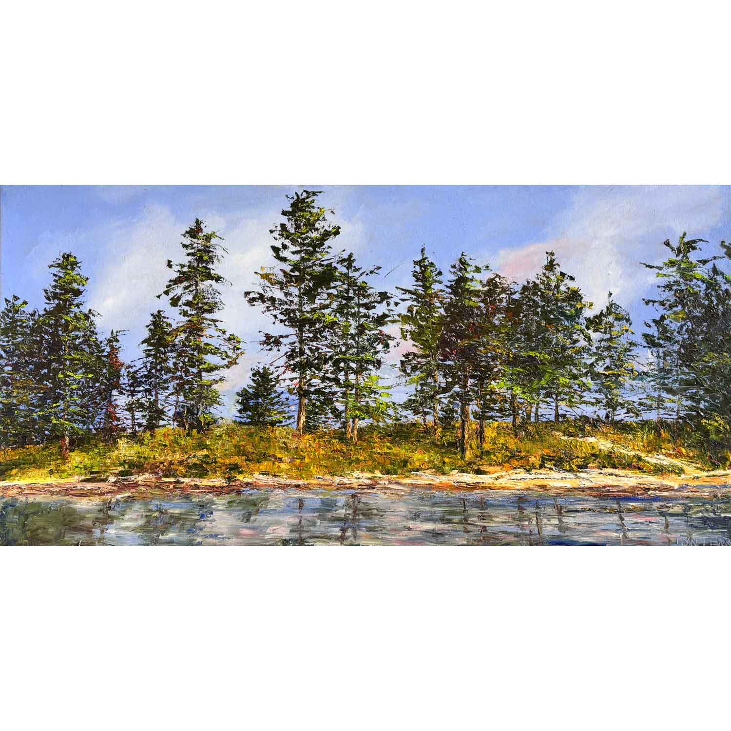 Peninsula 24" x 48" - Petroff Gallery - Painting