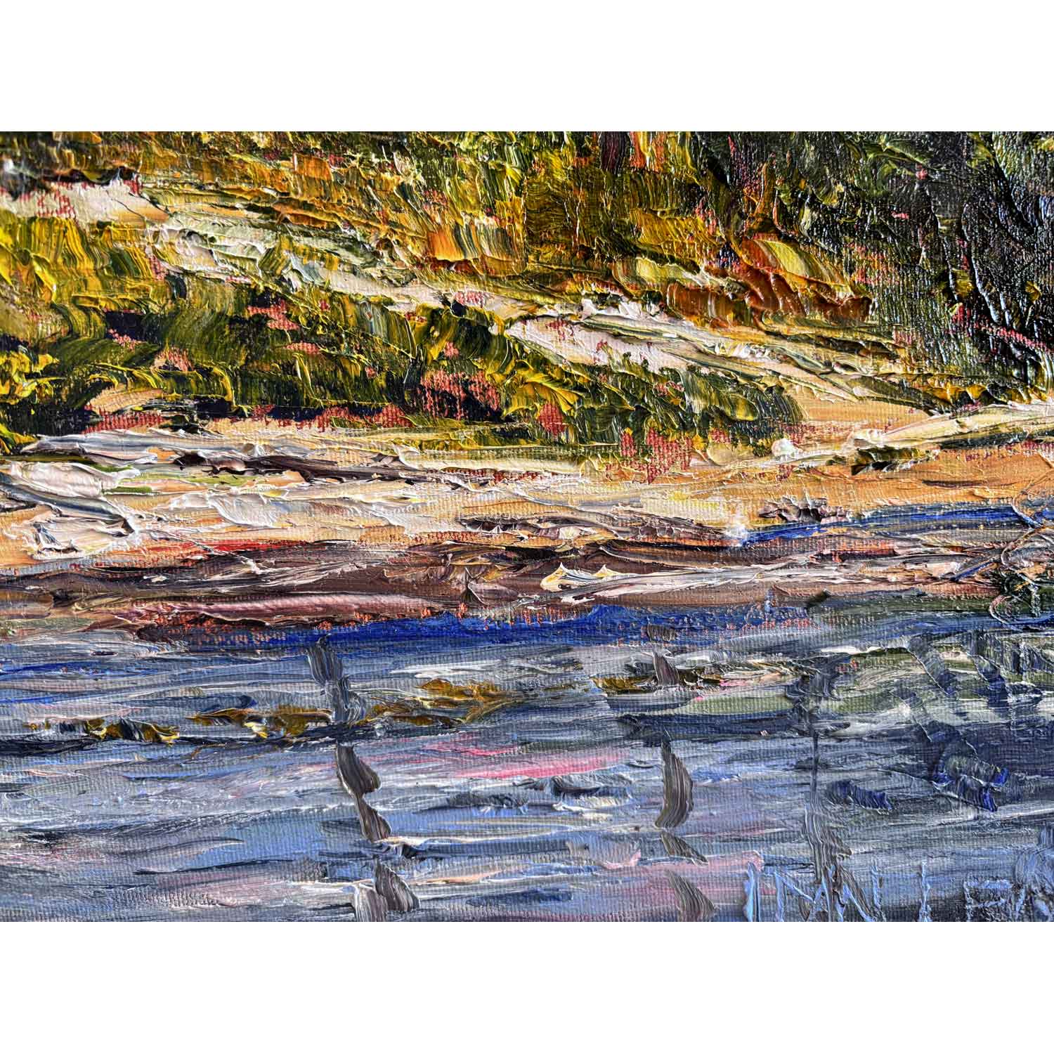 Peninsula 24" x 48" - Petroff Gallery - Painting