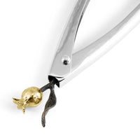 Pomegranate Lock Spring Tongs - Petroff Gallery - Judaica