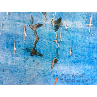 Slow Wave with Pickerel Weed 11" x 8.75" - Petroff Gallery - Painting