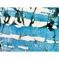 Slow Wave with Pickerel Weed 11" x 8.75" - Petroff Gallery - Painting