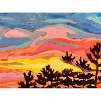 Sunset Paddle 3 40" x 60"