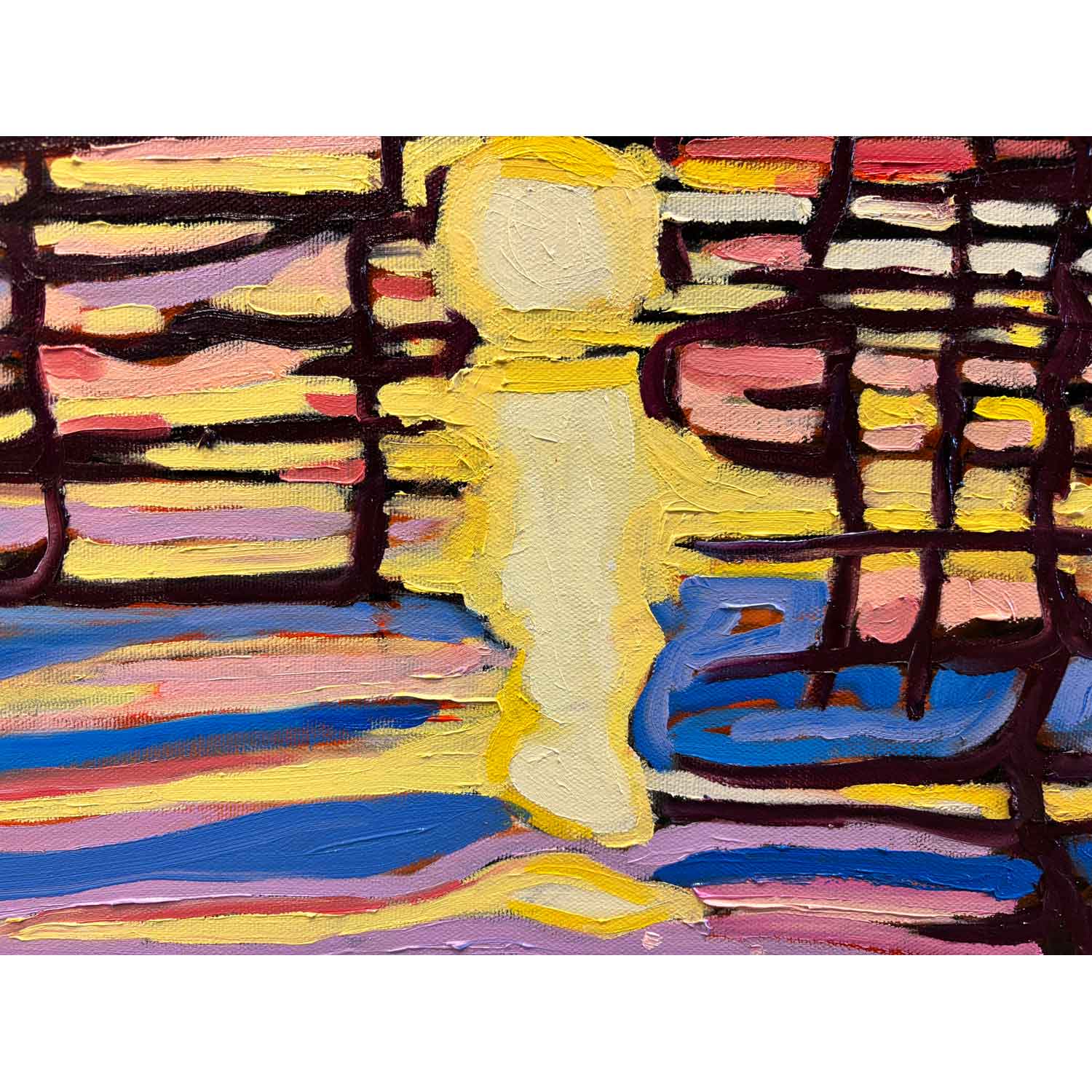 Sunset Paddle 3 40" x 60"