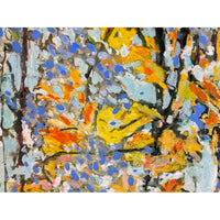 Sweep of October Yellows 14" x 12" - Petroff Gallery - Painting