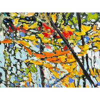 Sweep of October Yellows 14" x 12" - Petroff Gallery - Painting