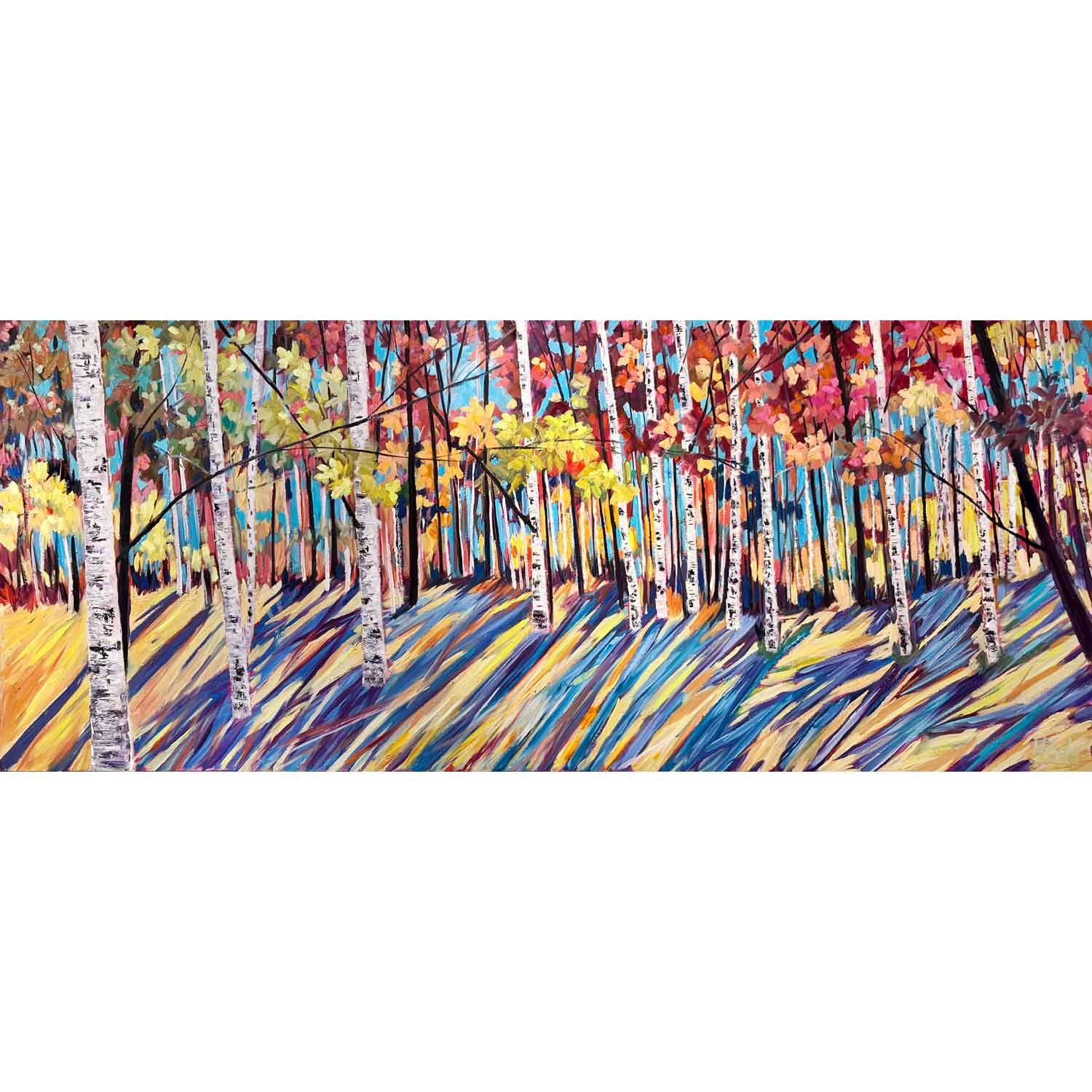 Symphony of Shadows 30" x 72" - Petroff Gallery - Painting