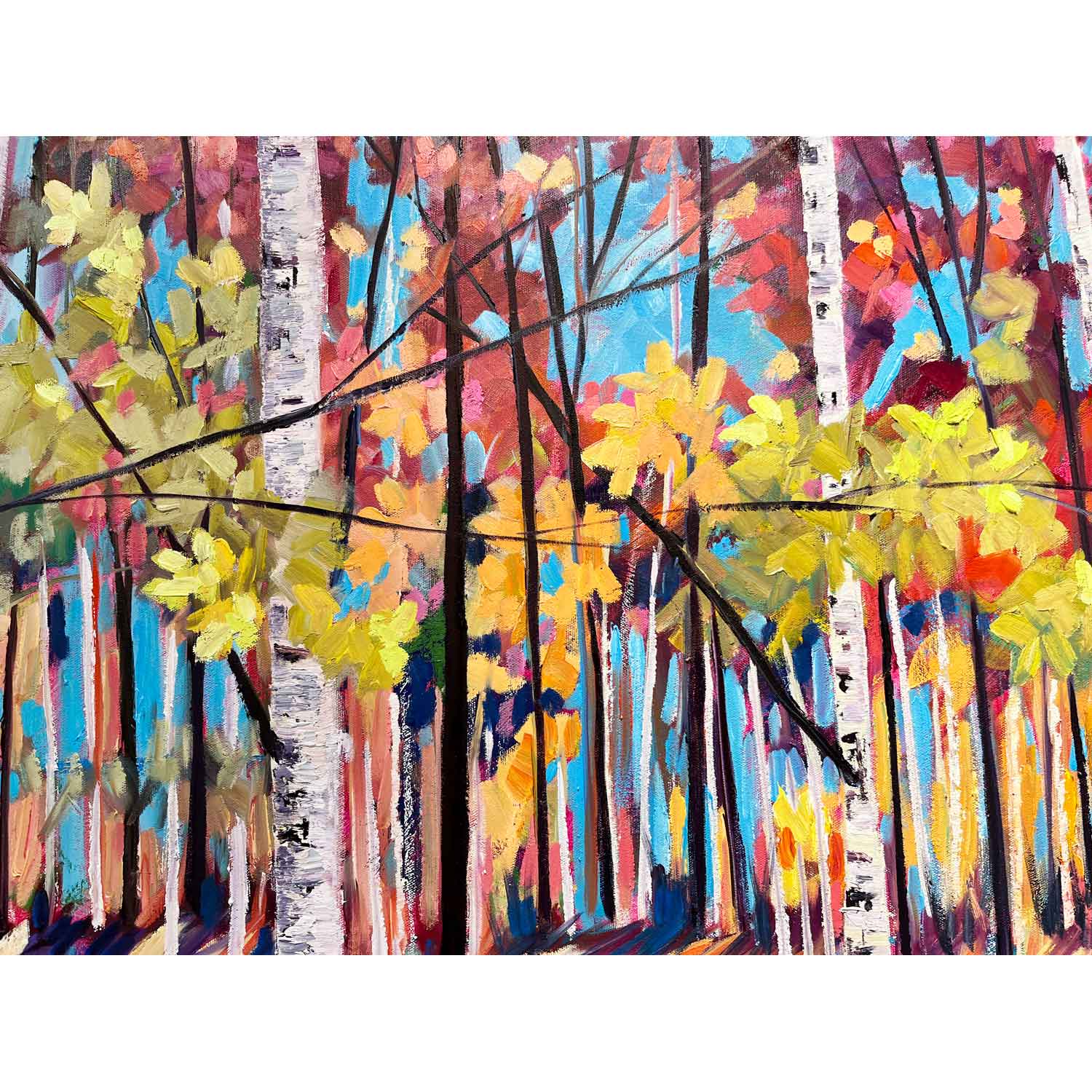 Symphony of Shadows 30" x 72" - Petroff Gallery - Painting