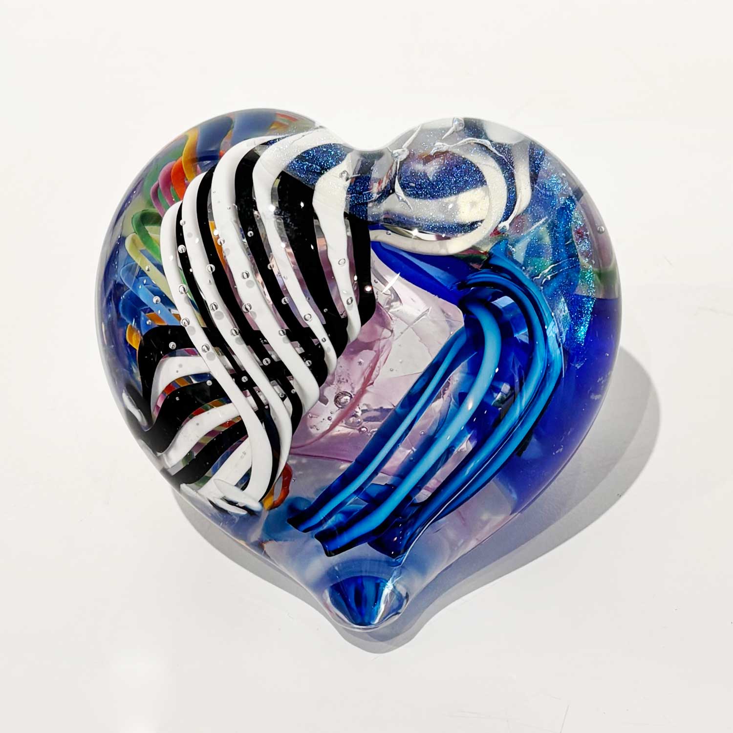 Small Heart 5 - Petroff Gallery - Glass Art