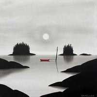 That Summer Moon 24"x24" - Petroff Gallery - Paintings