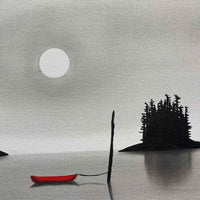 That Summer Moon 24"x24" - Petroff Gallery - Paintings