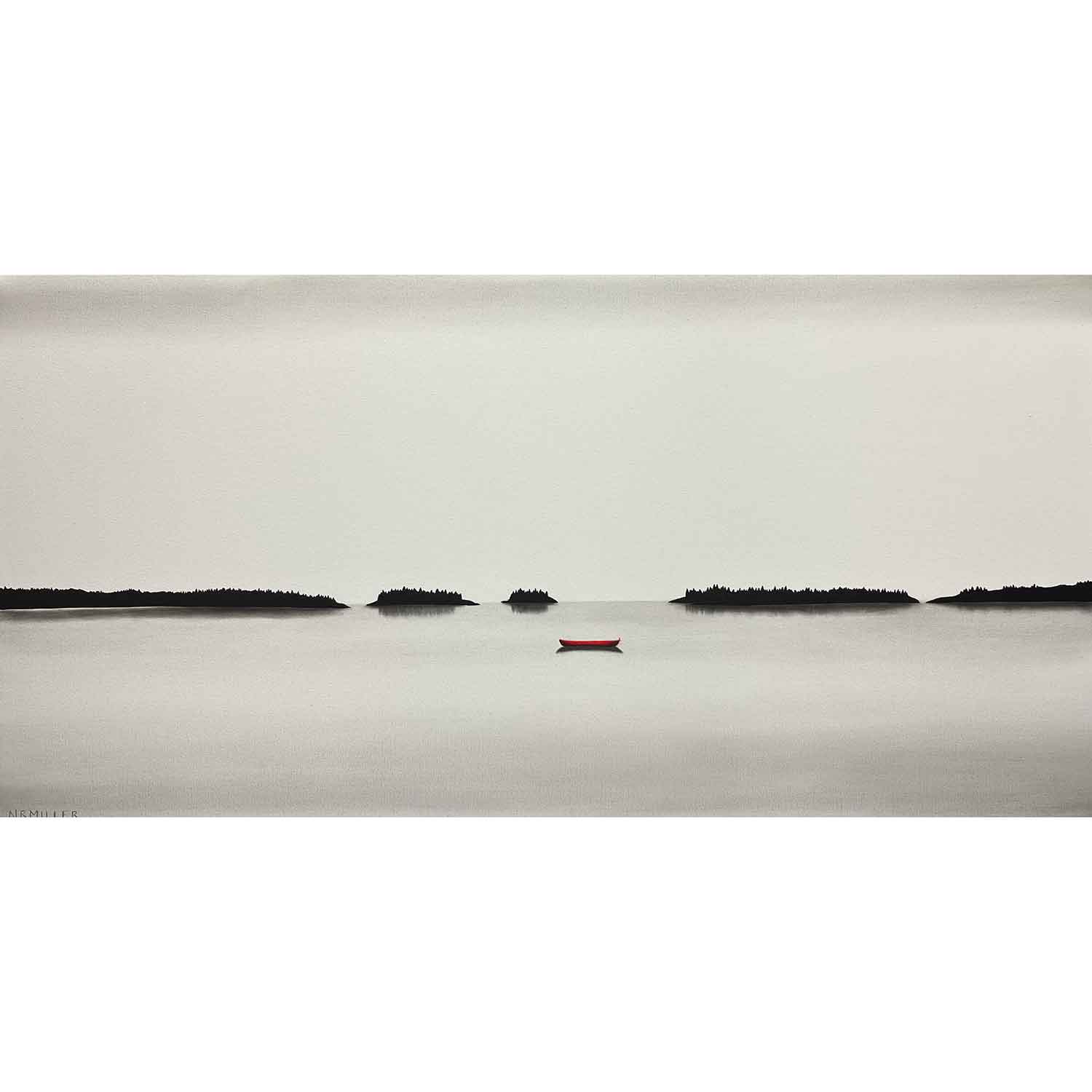 The Shimmer of Summer 24x8 - Petroff Gallery - Paintings