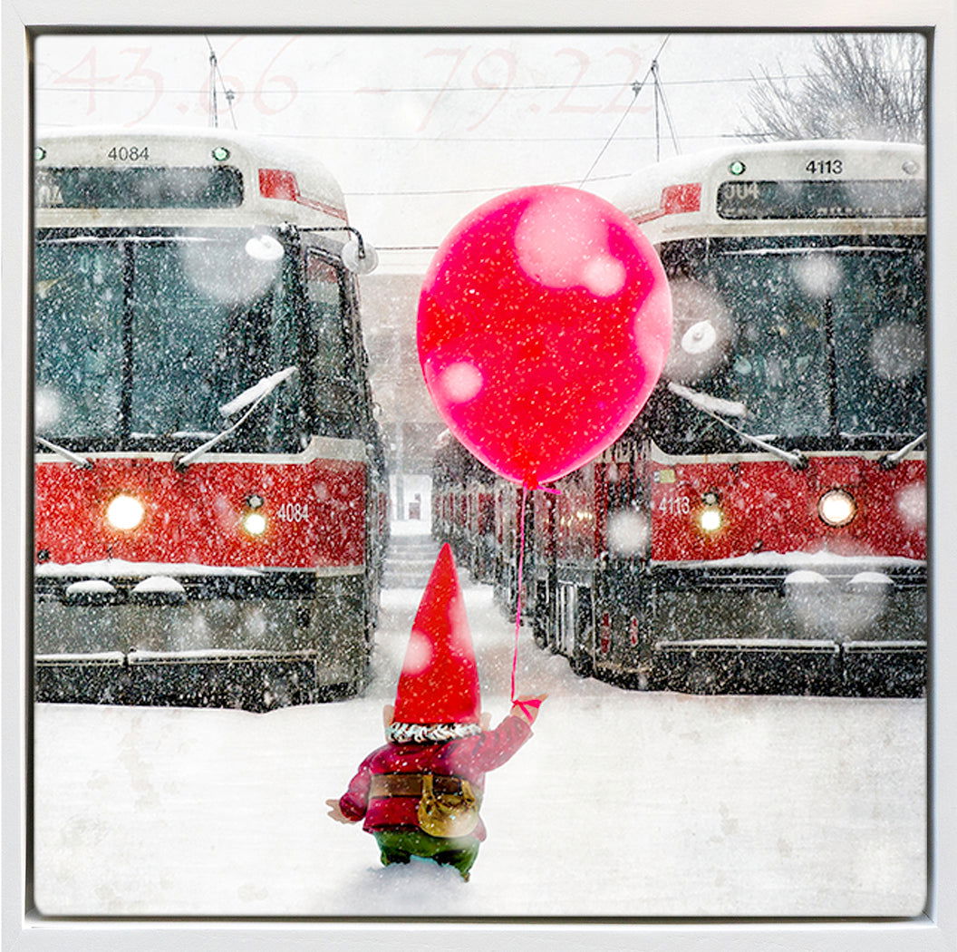 The Commute Square 12" x 12" - Petroff Gallery -  - Morgan Jones - The commute square