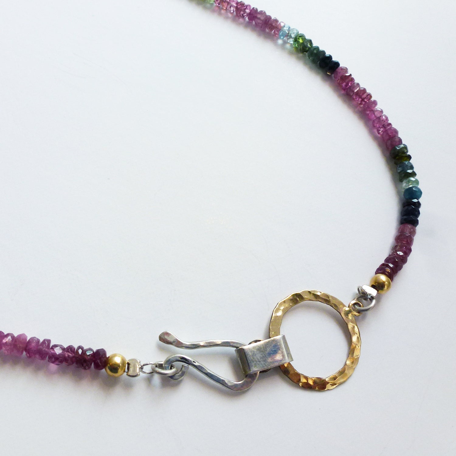 Tourmaline Circle Necklace - Petroff Gallery
