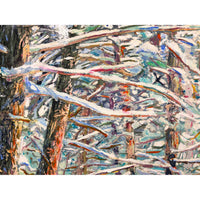 Trail Thru A Blue Sky Day 30" x 30" - Petroff Gallery - Painting