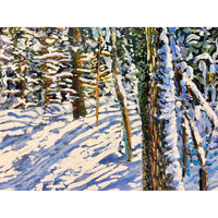 Trail Thru Sunlight 2 28" x 48" - Petroff Gallery - Painting