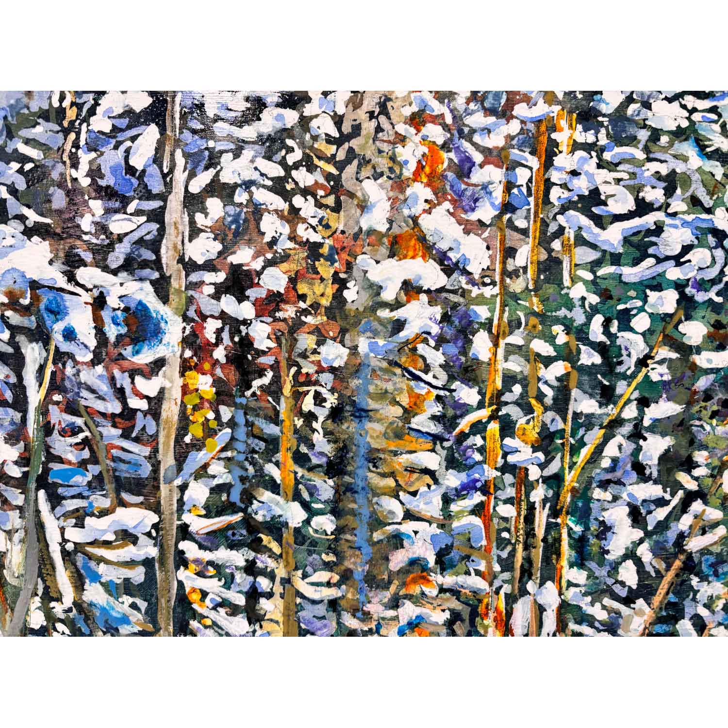 Trail Thru Sunlight 2 28" x 48" - Petroff Gallery - Painting