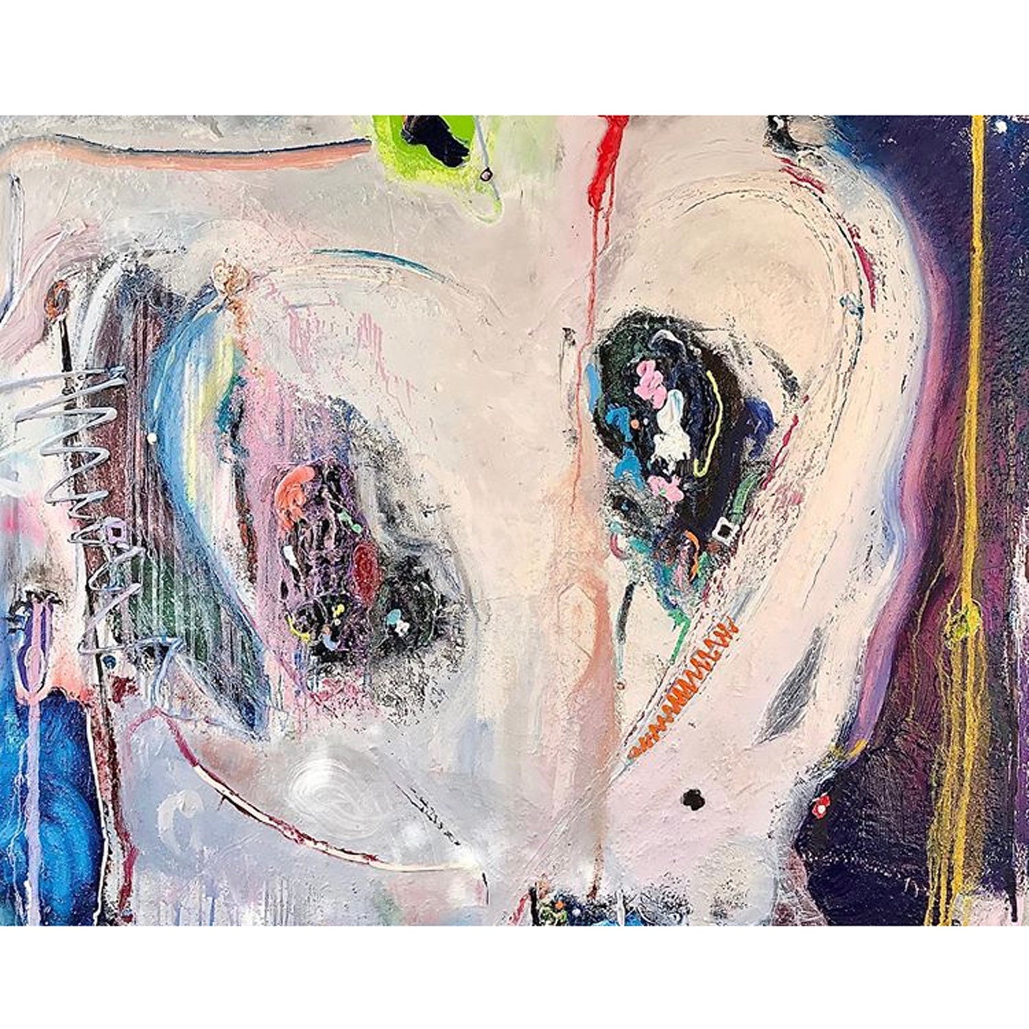 Twin Flames 48" X 60" Petroff Gallery