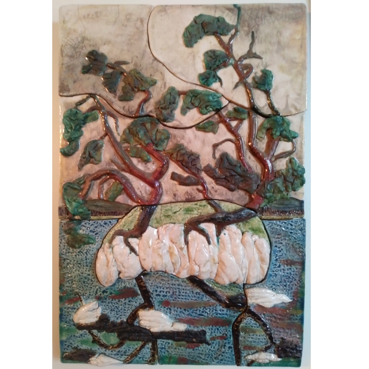 Windswept Pines 18.25" x 12.5" x 1" Petroff Gallery