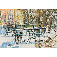 Wintering Crows 15" x 22" Petroff Gallery