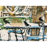 Wintering Crows 15" x 22" Petroff Gallery