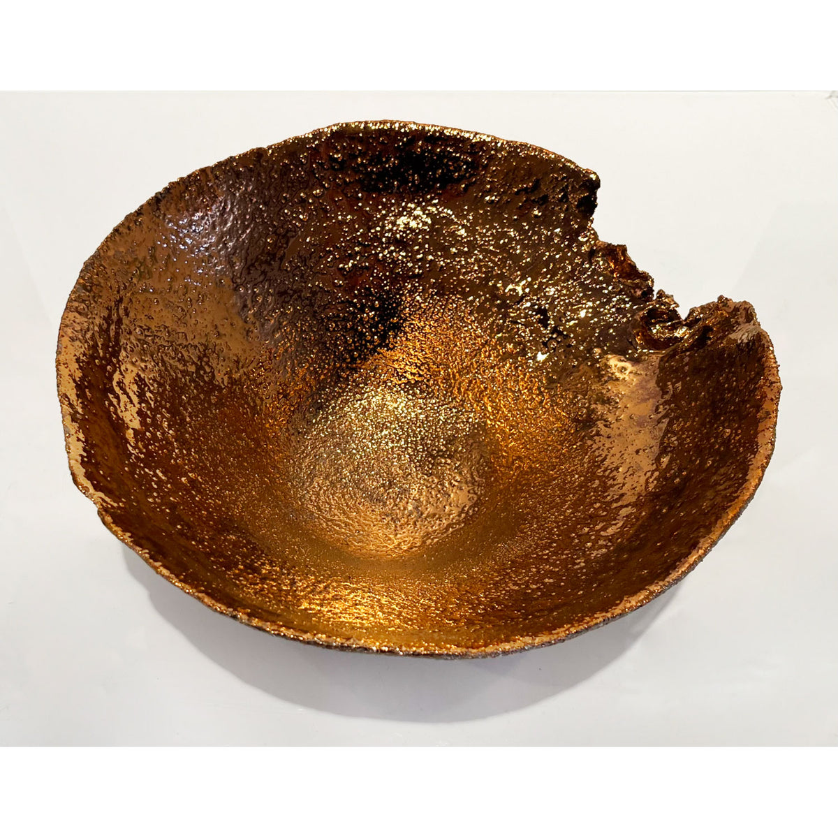 Marla Buck - Copper Bowl, 4" x 9" x 9"
