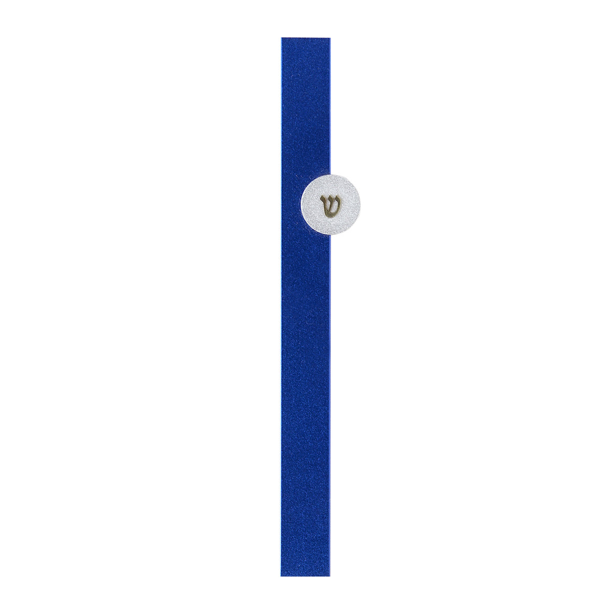 Small P Mezuzah Blue - Petroff Gallery -  Dabbah Judaica