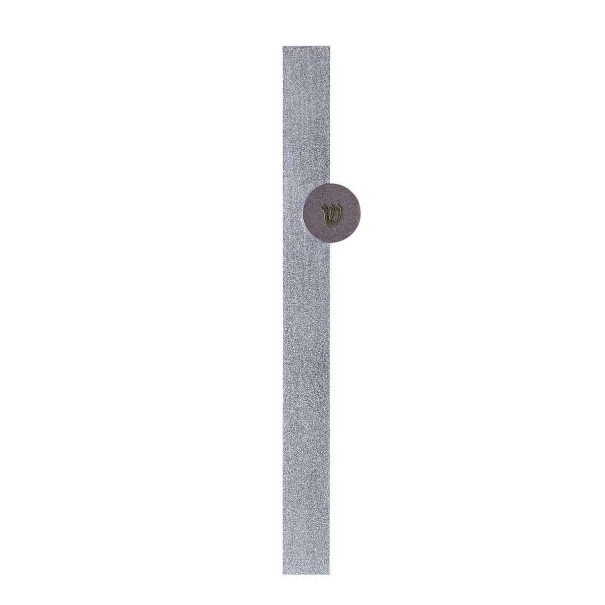 Small P Mezuzah Silver - Petroff Gallery -  Dabbah Judaica
