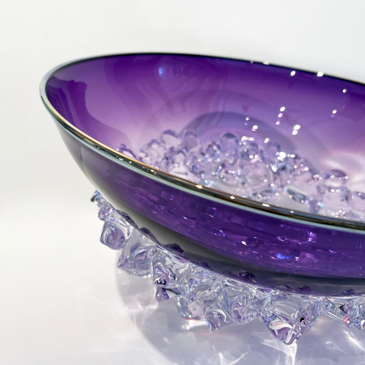 13.5" Tilted Thorn Vessel Amethyst - Petroff Gallery -  - Andrew Madvin - 13.5" Tilted  Thorn Vessel Amethyst