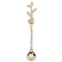 Twig with Bee Long Spoon Gold New 2 - Petroff Gallery - Tableware
